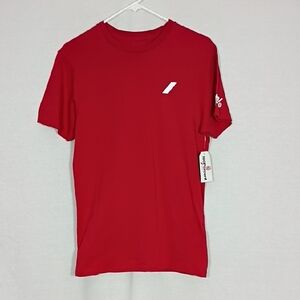 NWT 100% Red Tiller Short Sleeve Shirt Mens Size Small Cotton